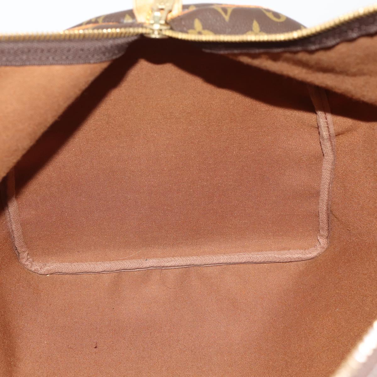 LOUIS VUITTON Monogram Keepall 55 Boston Bag M41424 LV Auth 175113