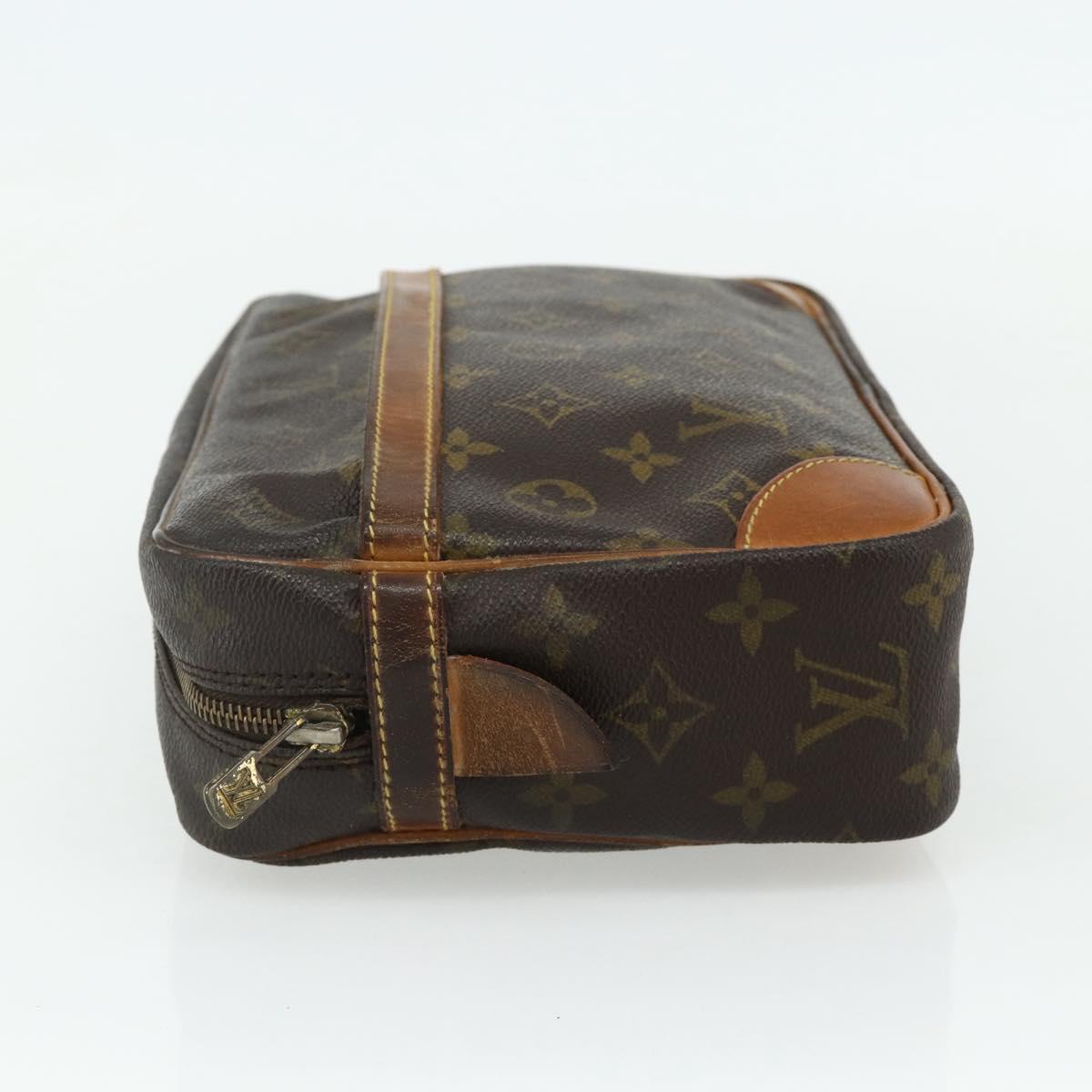 LOUIS VUITTON Monogram Compiegne 28 Clutch Bag M51845 LV Auth 175116