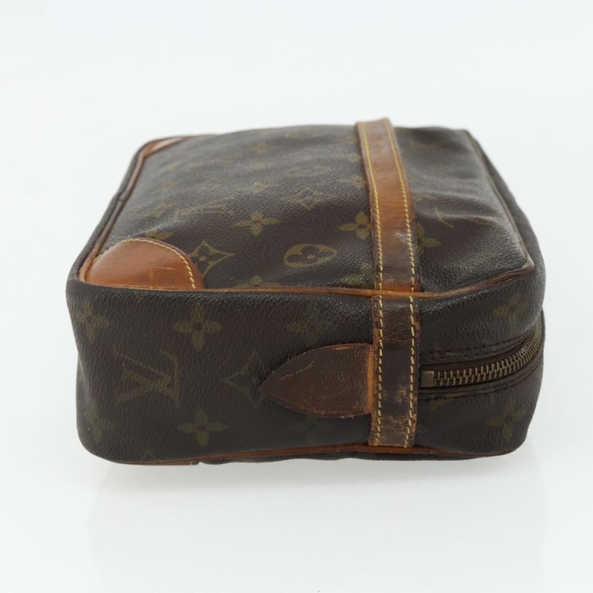 LOUIS VUITTON Monogram Compiegne 28 Clutch Bag M51845 LV Auth 175116