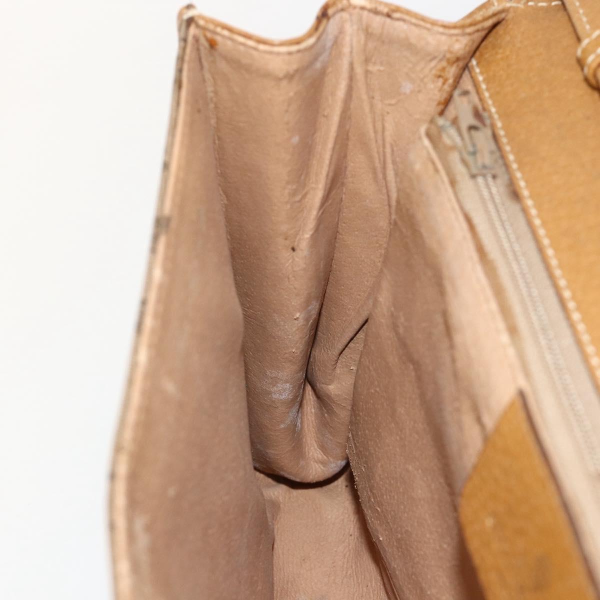 GUCCI Micro GG Supreme Shoulder Bag PVC Beige Gold 89 02 050 Auth 175149