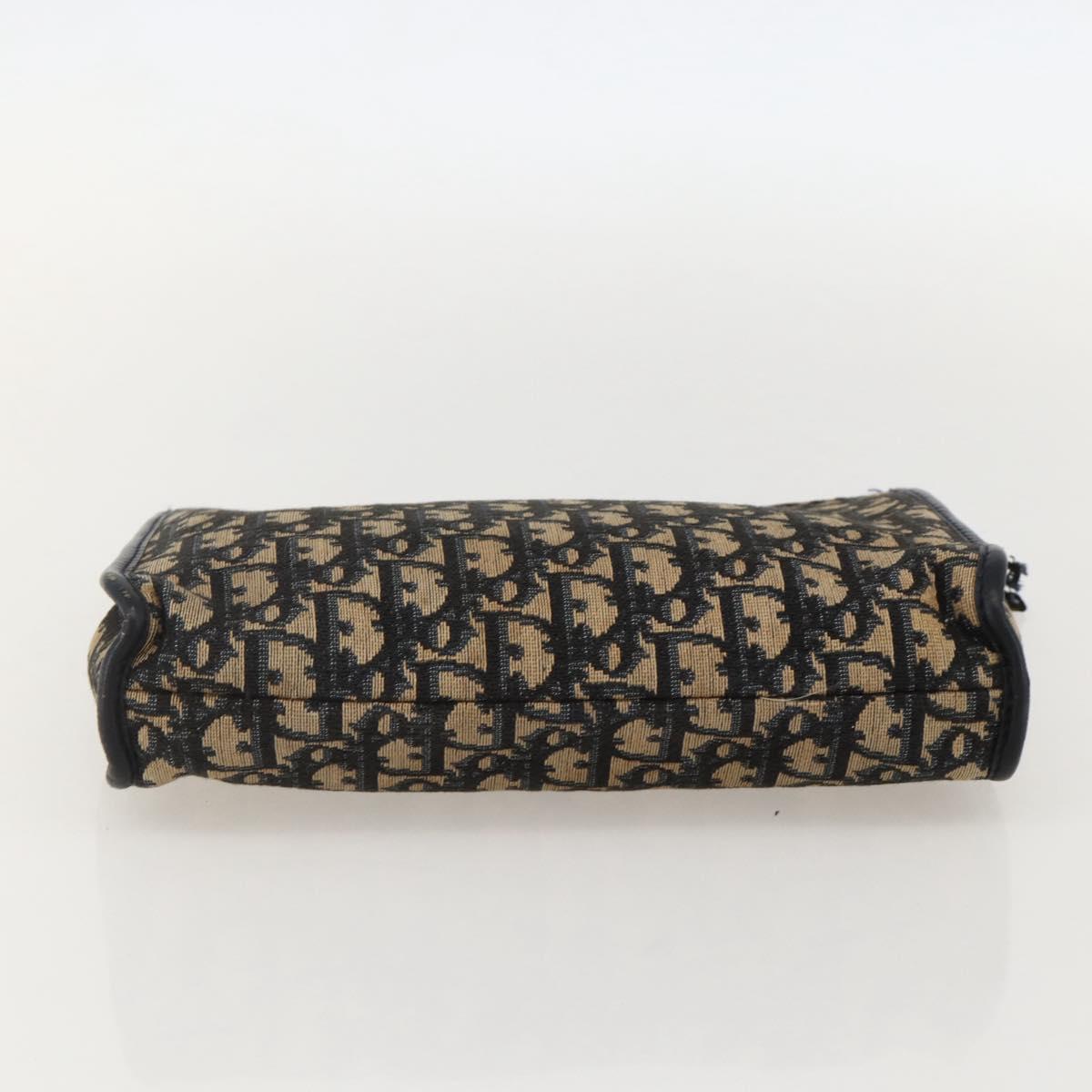 Christian Dior Trotter Canvas Clutch Bag Navy Auth 175154