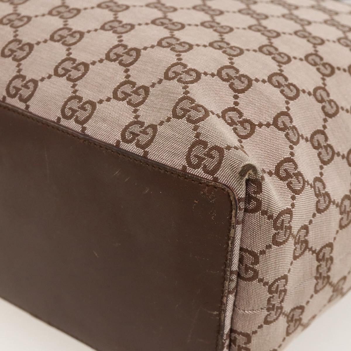 GUCCI GG Canvas Tote Bag Pink Gold 002 1093 1705 Auth 175339
