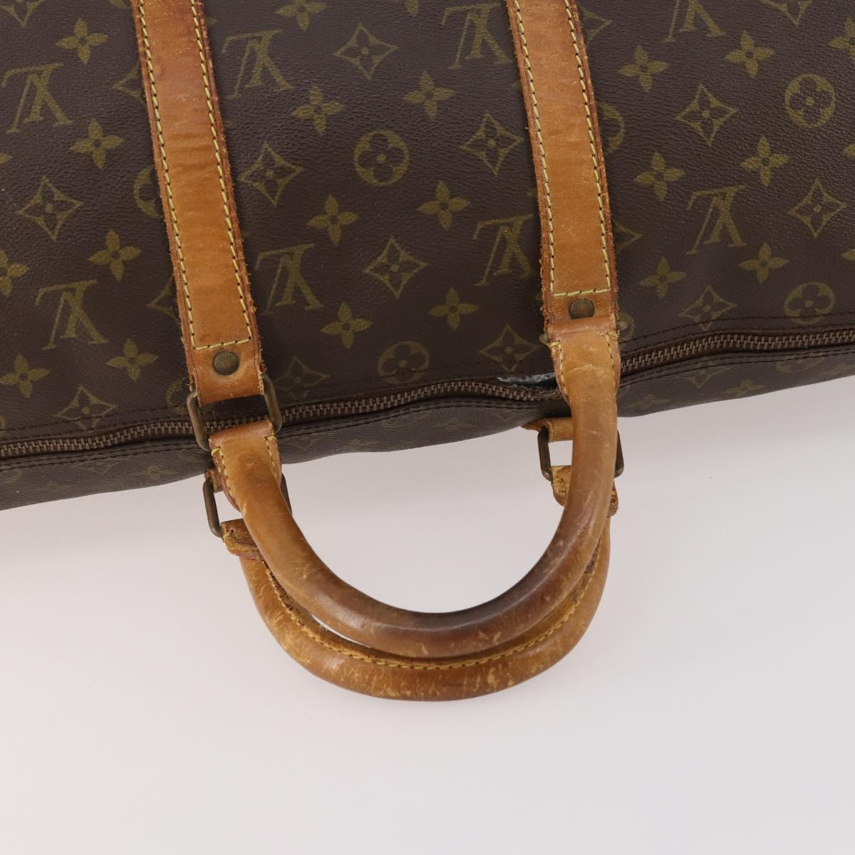 LOUIS VUITTON Monogram Keepall 50 Boston Bag M41426 LV Auth 175430