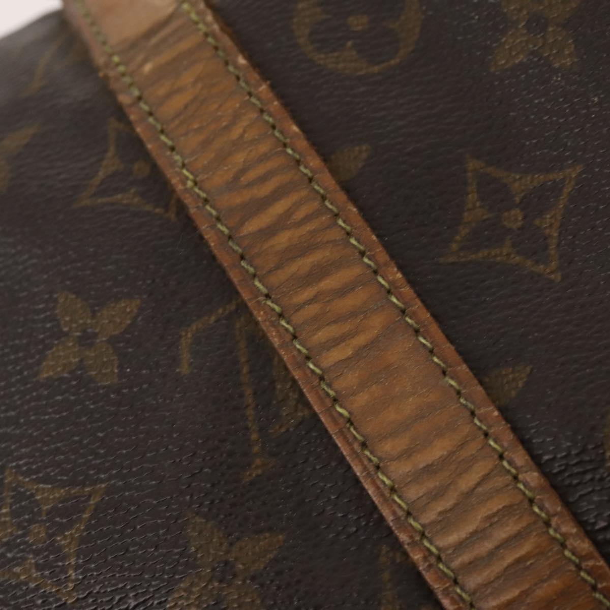 LOUIS VUITTON Monogram Sac Souple 35 Boston Bag M41626 LV Auth 175447