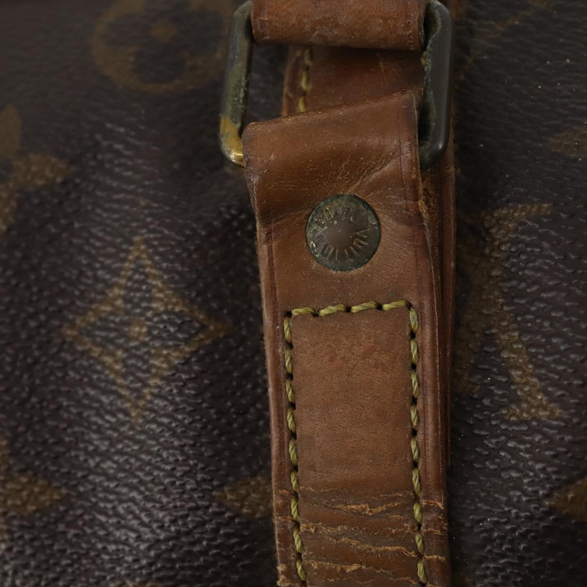 LOUIS VUITTON Monogram Sac Souple 35 Boston Bag M41626 LV Auth 175447