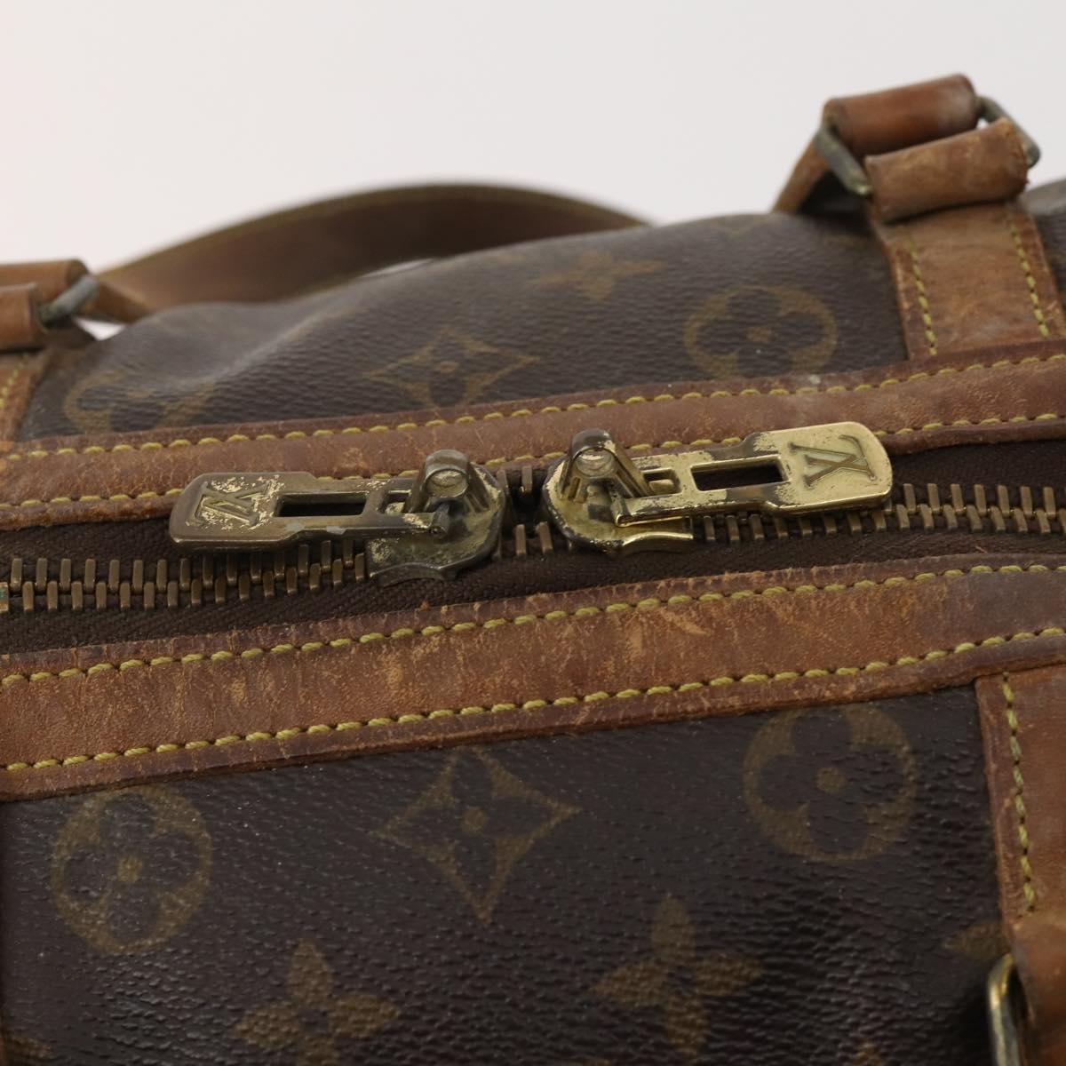 LOUIS VUITTON Monogram Sac Souple 35 Boston Bag M41626 LV Auth 175447