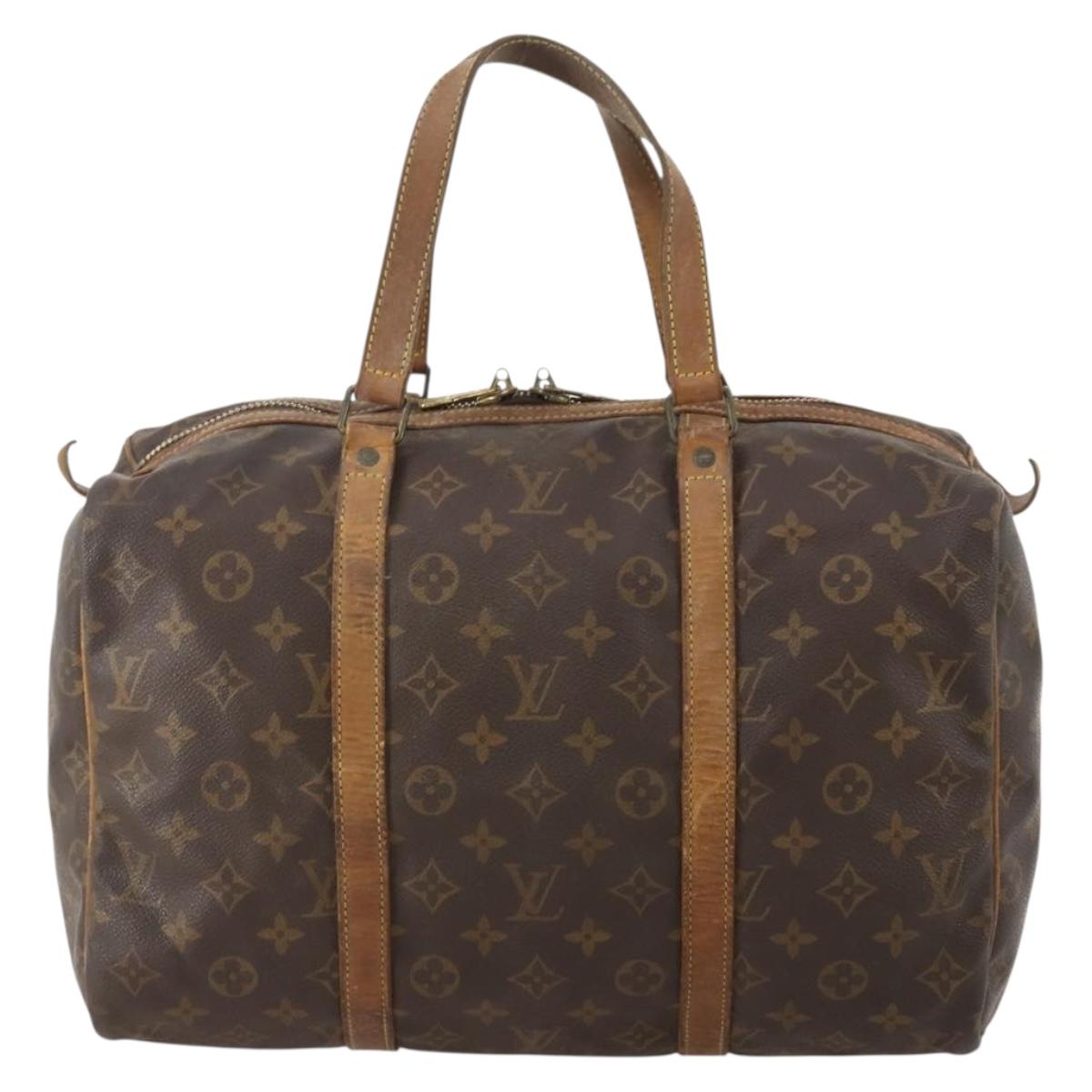 LOUIS VUITTON Monogram Sac Souple 35 Boston Bag M41626 LV Auth 175447
