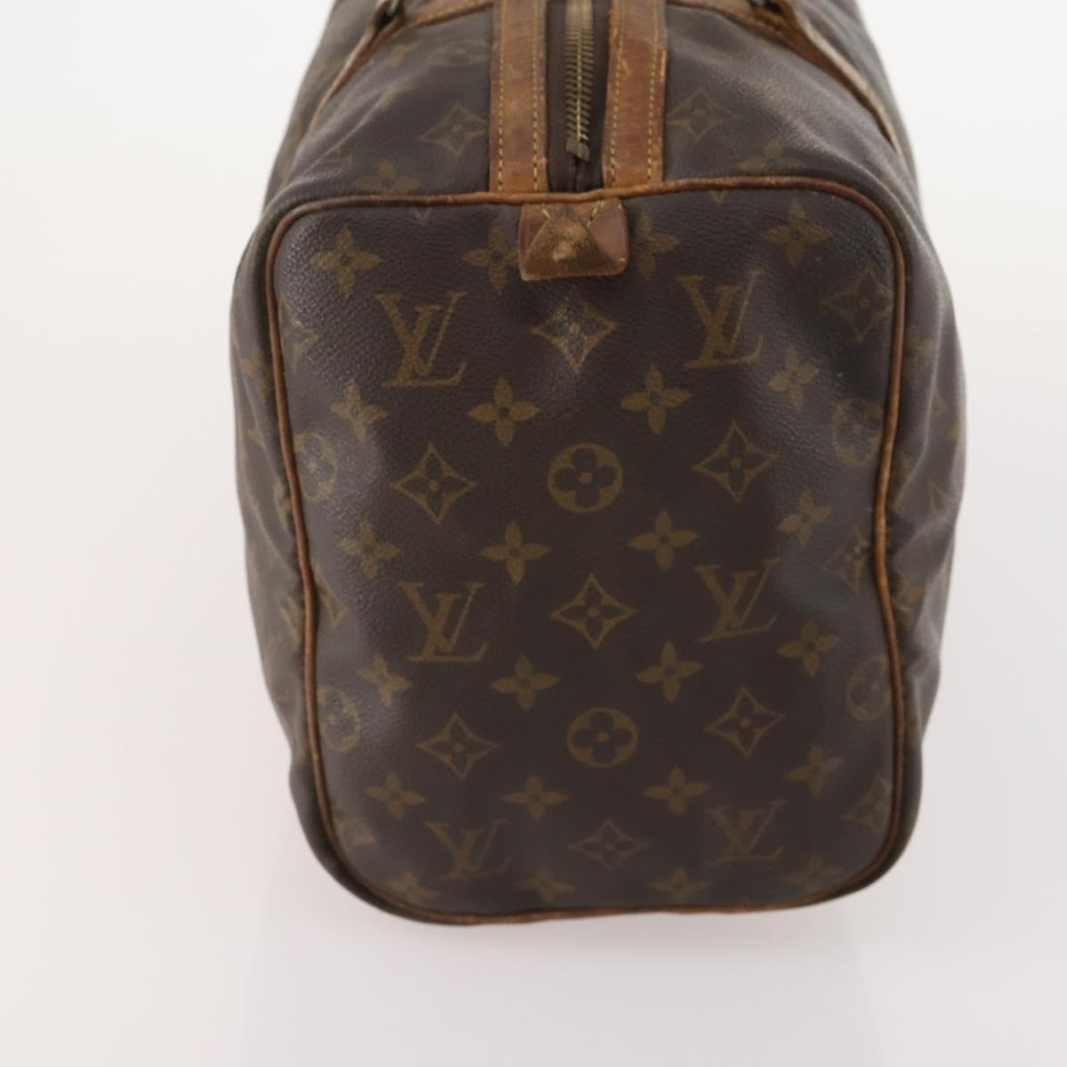 LOUIS VUITTON Monogram Sac Souple 35 Boston Bag M41626 LV Auth 175447