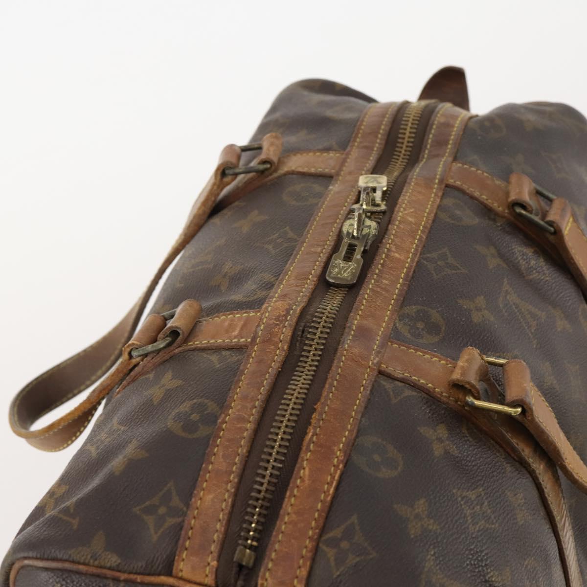 LOUIS VUITTON Monogram Sac Souple 35 Boston Bag M41626 LV Auth 175447
