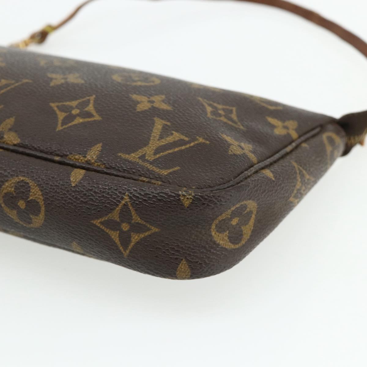LOUIS VUITTON Monogram Pochette Accessoires Pouch M51980 LV Auth 175459