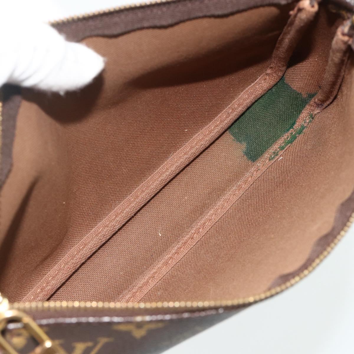 LOUIS VUITTON Monogram Pochette Accessoires Pouch M51980 LV Auth 175459