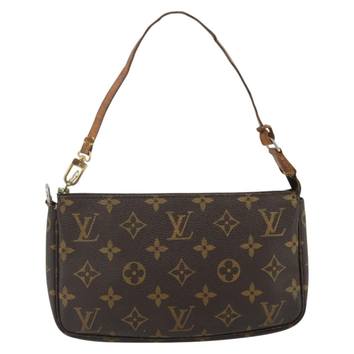 LOUIS VUITTON Monogram Pochette Accessoires Pouch M51980 LV Auth 175459