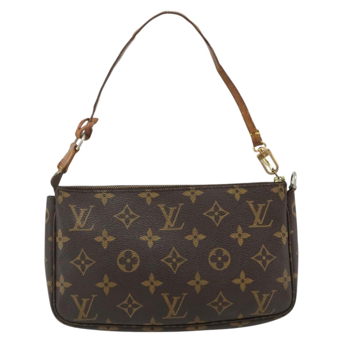 LOUIS VUITTON Monogram Pochette Accessoires Pouch M51980 LV Auth 175459