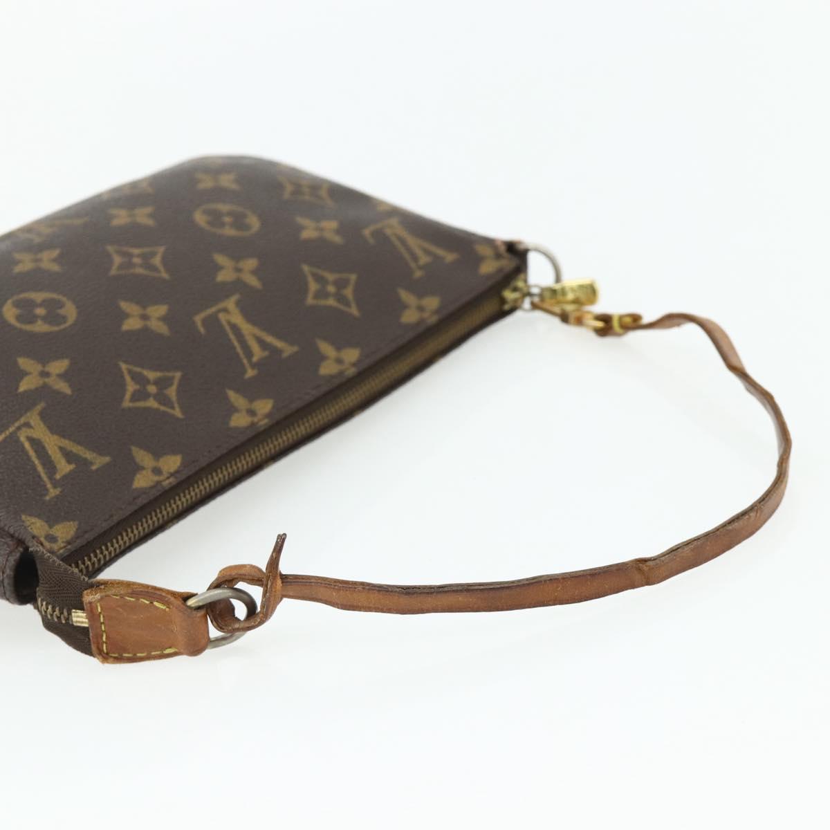 LOUIS VUITTON Monogram Pochette Accessoires Pouch M51980 LV Auth 175459