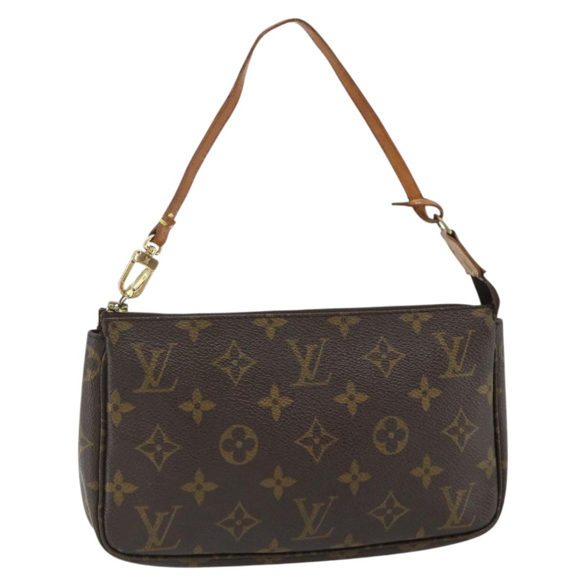 LOUIS VUITTON Monogram Pochette Accessoires Pouch M51980 LV Auth 175460