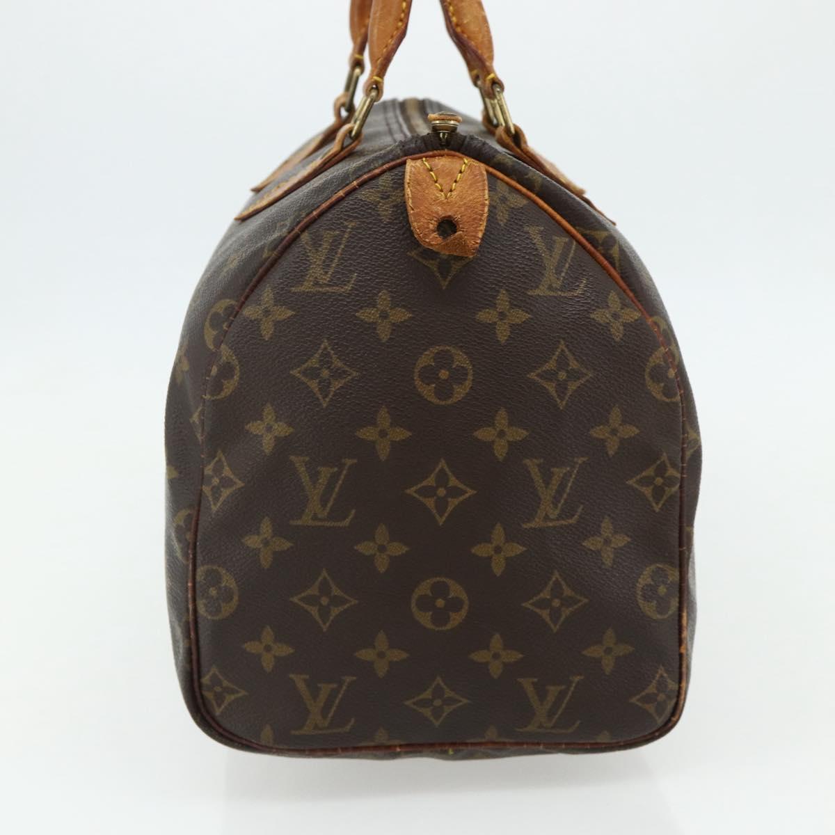 LOUIS VUITTON Monogram Speedy 30 Hand Bag M41526 LV Auth 175472