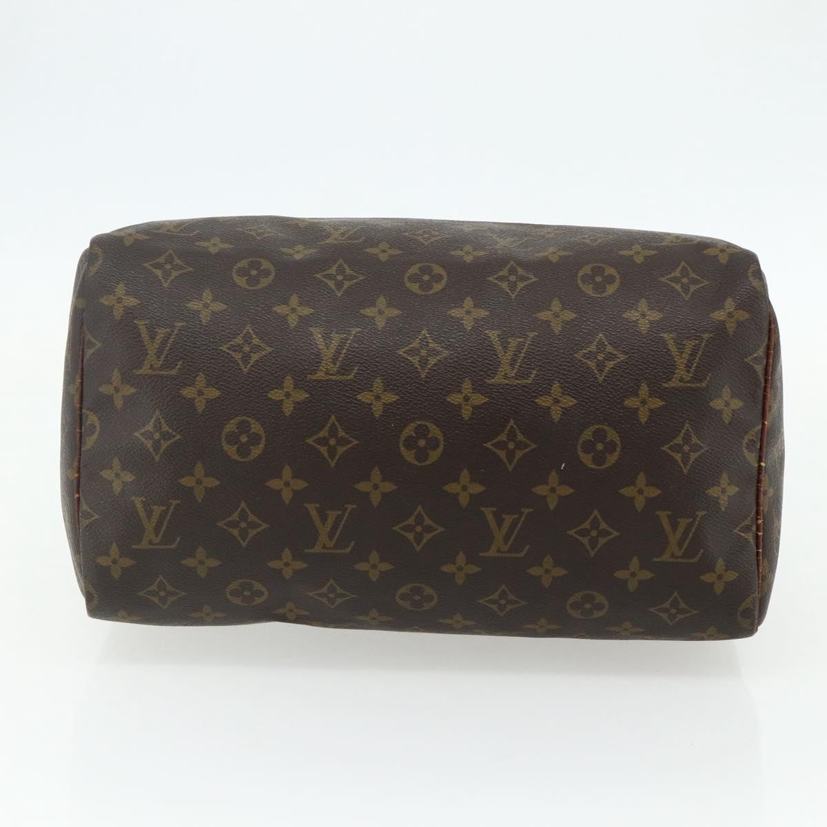 LOUIS VUITTON Monogram Speedy 30 Hand Bag M41526 LV Auth 175472