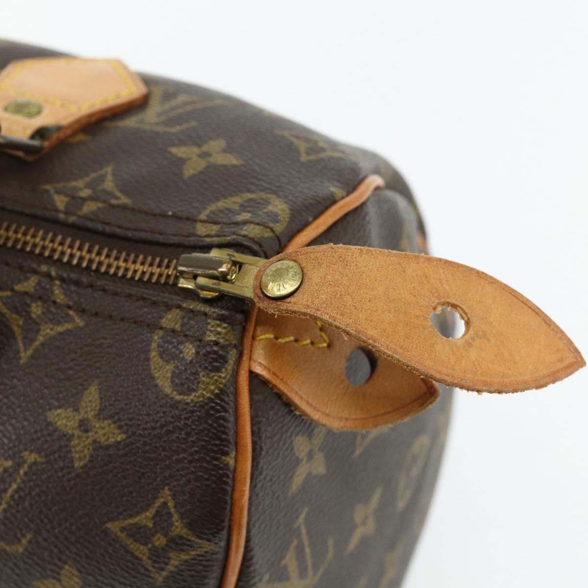 LOUIS VUITTON Monogram Speedy 25 Hand Bag M41528 LV Auth 175495A