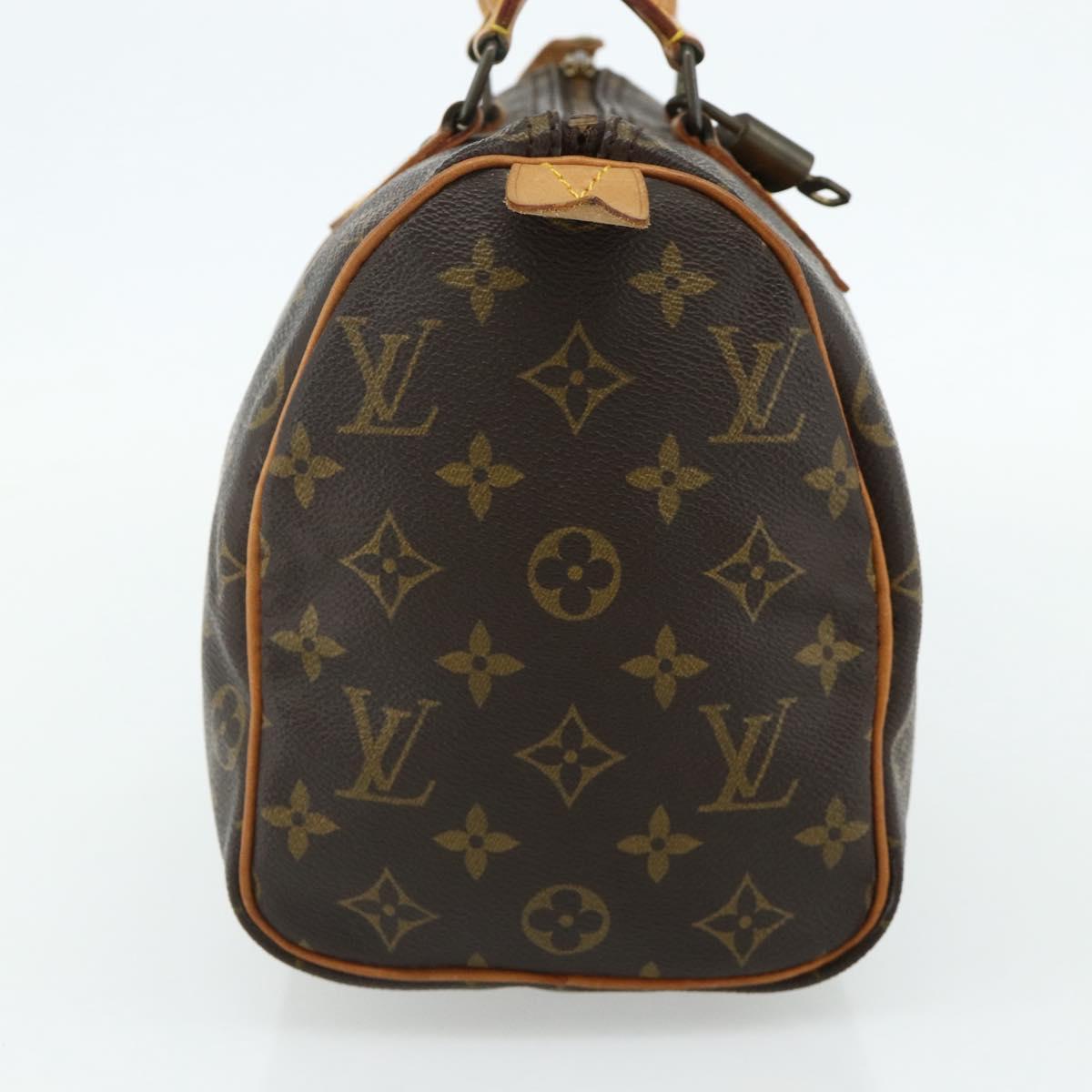 LOUIS VUITTON Monogram Speedy 25 Hand Bag M41528 LV Auth 175495A