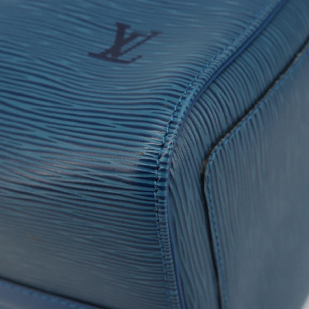 LOUIS VUITTON Epi Speedy 35 Hand Bag Toledo Blue M42995 LV Auth 175504A