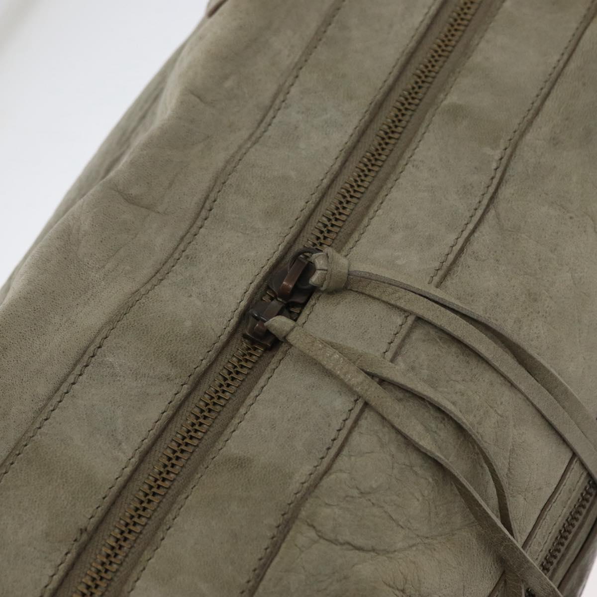 BALENCIAGA The Twiggy Hand Bag Leather 2way Ivory 128523 Auth 175506