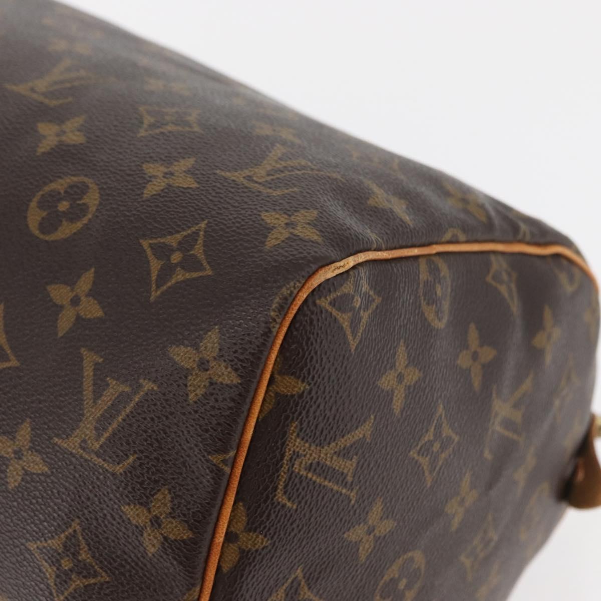 LOUIS VUITTON Monogram Speedy 30 Hand Bag M41526 LV Auth 175538A