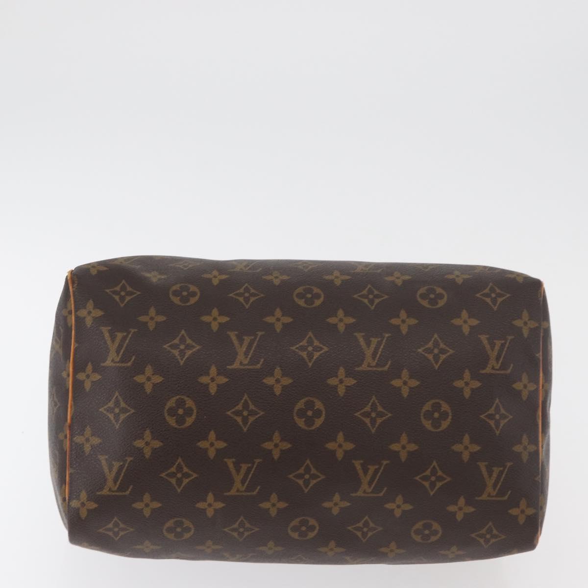 LOUIS VUITTON Monogram Speedy 30 Hand Bag M41526 LV Auth 175538A