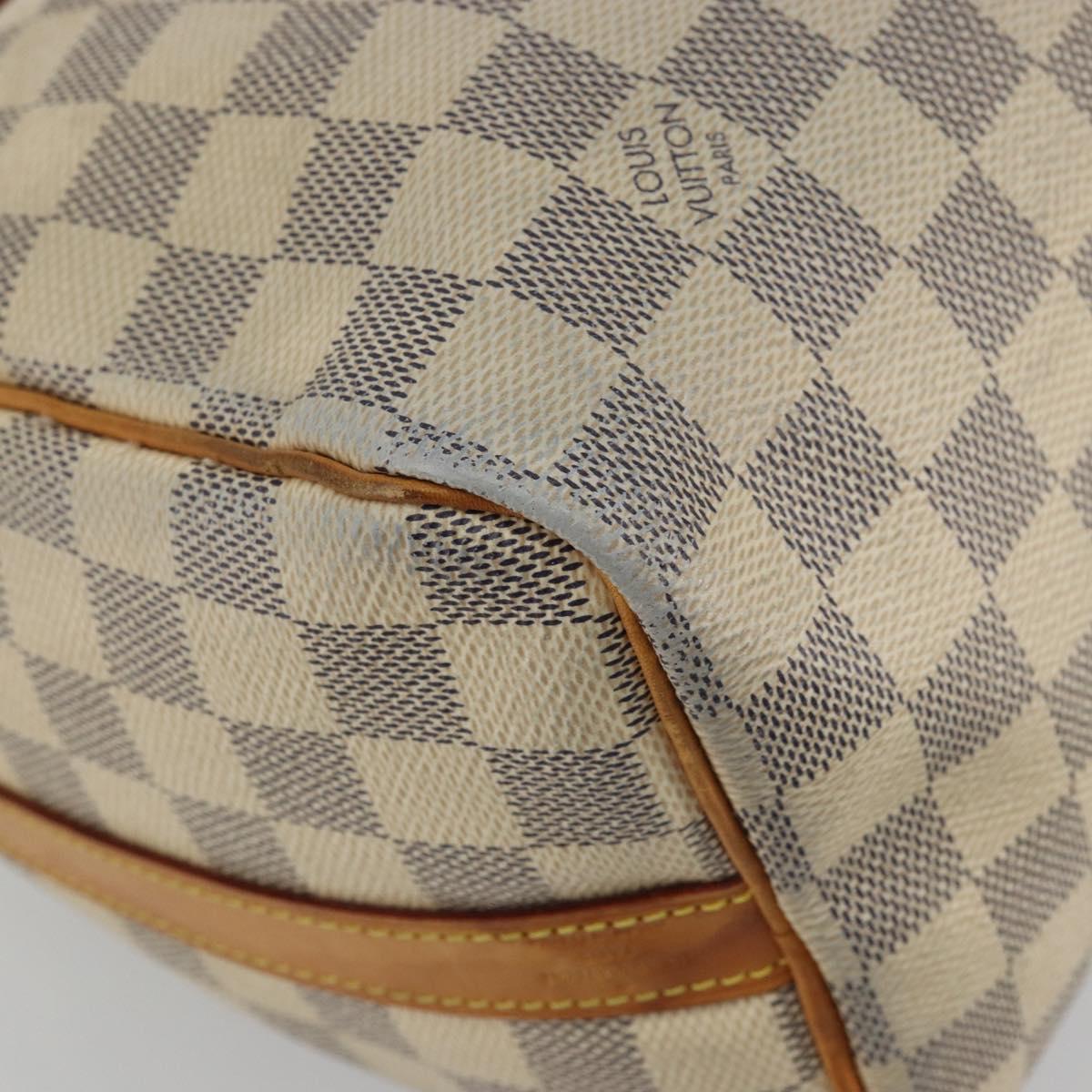 LOUIS VUITTON Damier Azur Speedy Bandouliere 25 Hand Bag N41000 LV Auth 175563