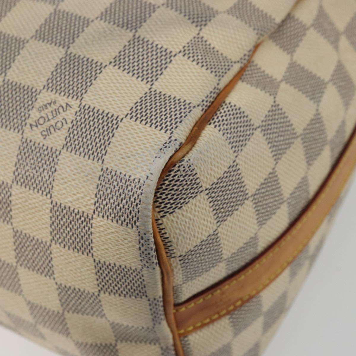 LOUIS VUITTON Damier Azur Speedy Bandouliere 25 Hand Bag N41000 LV Auth 175563
