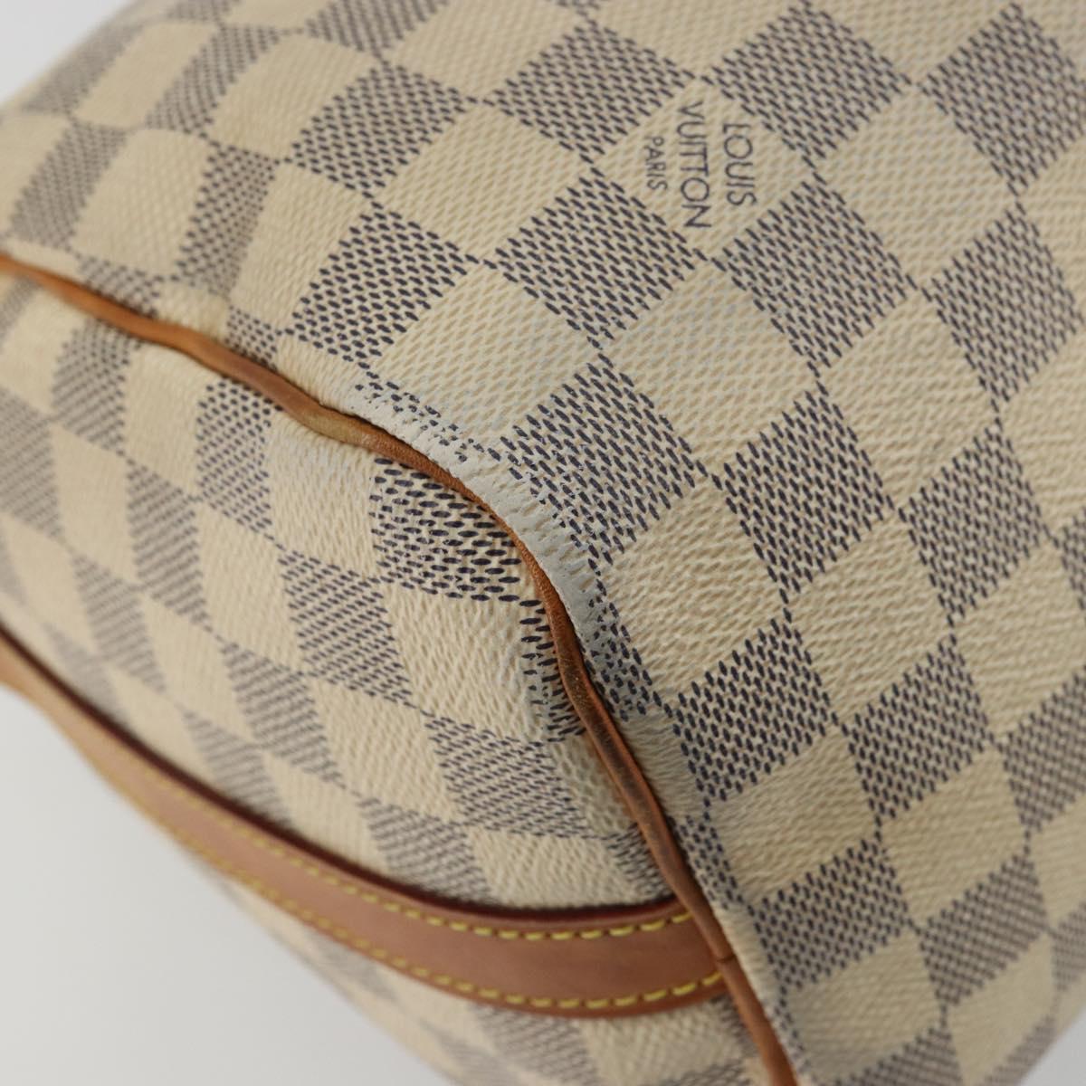 LOUIS VUITTON Damier Azur Speedy Bandouliere 25 Hand Bag N41000 LV Auth 175563