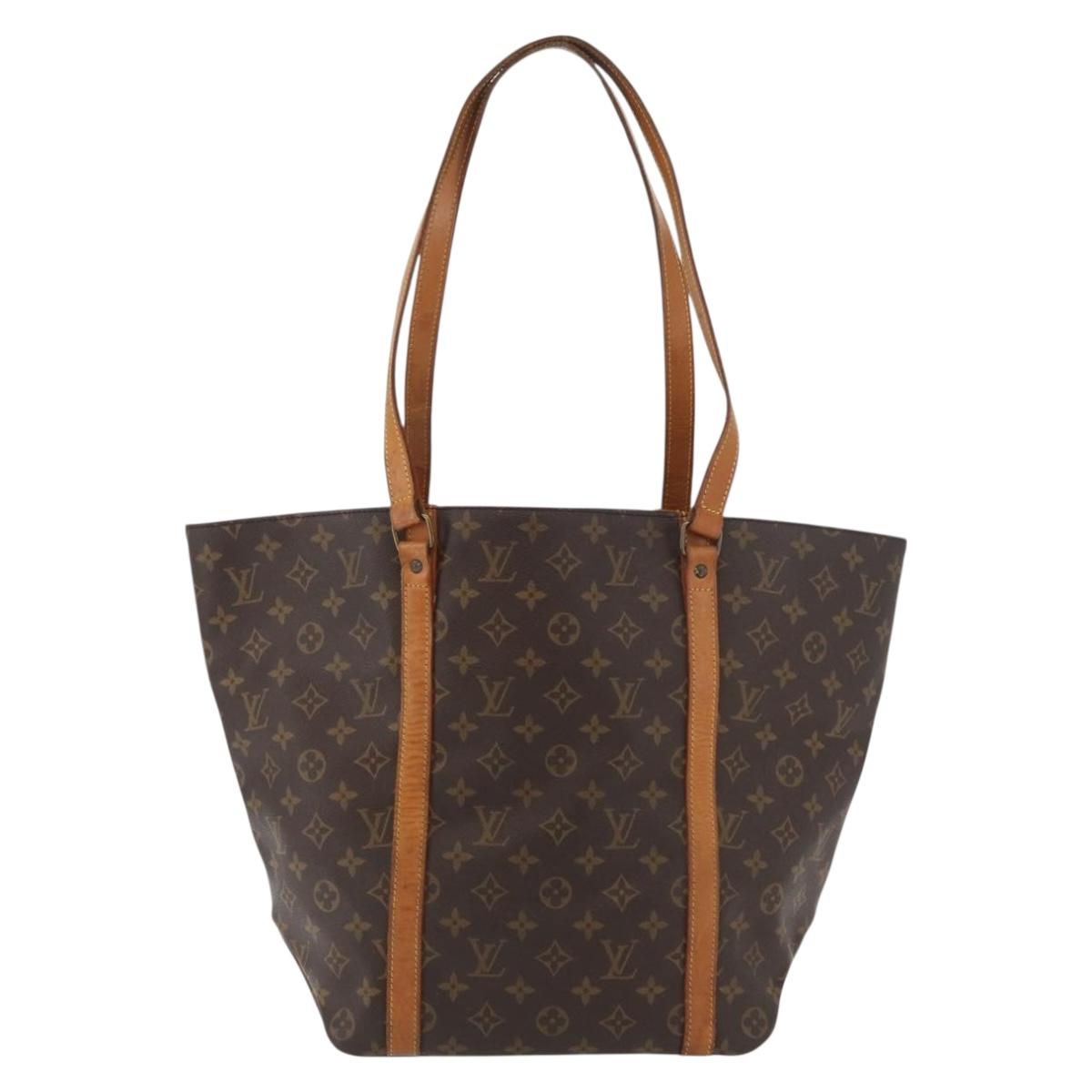 LOUIS VUITTON Monogram Sac Shopping Tote Bag M51108 LV Auth 175577