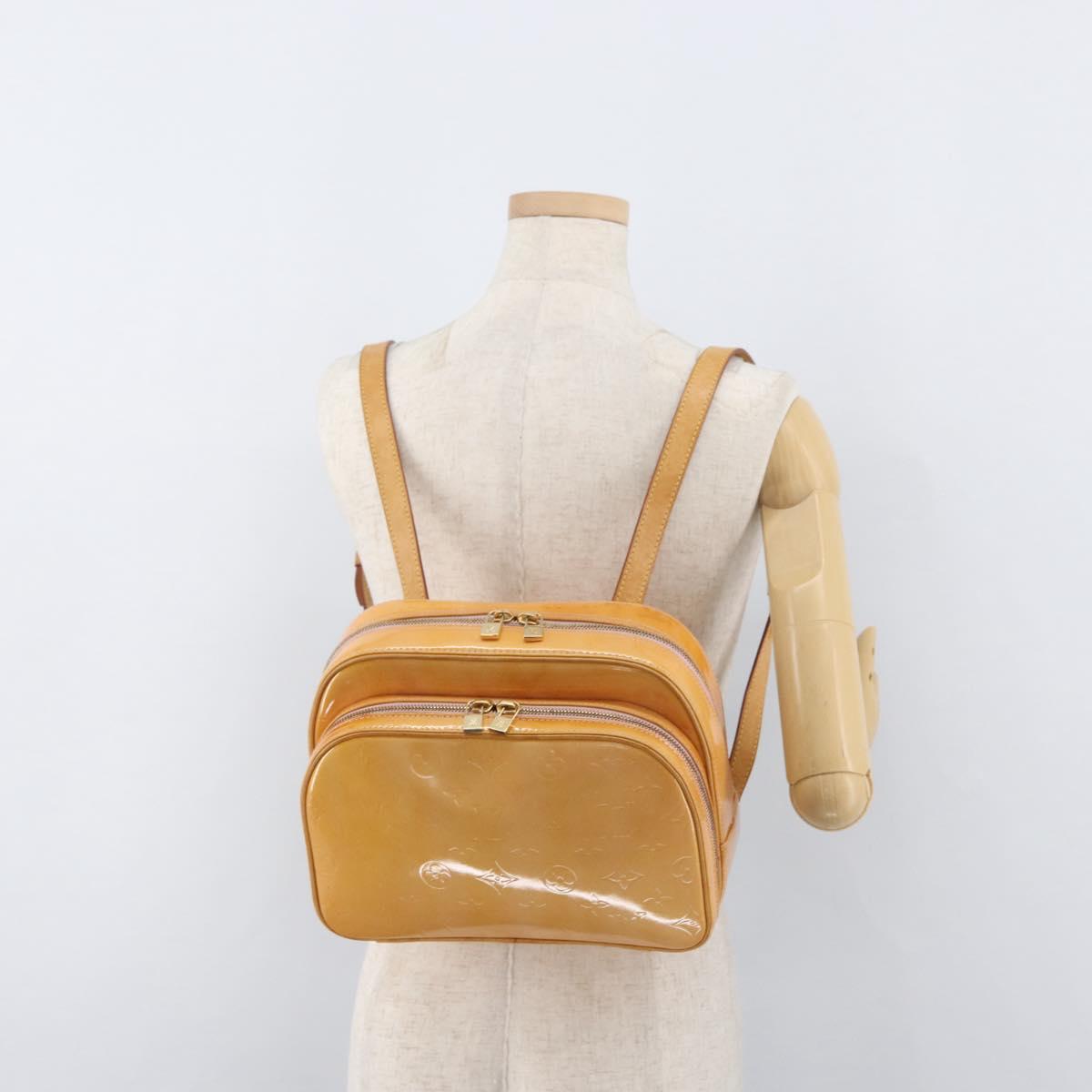 LOUIS VUITTON Vernis Marley Backpack Marshmallow Pink M91039 LV Auth 175584