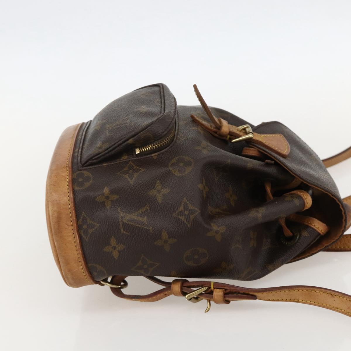 LOUIS VUITTON Monogram Montsouris PM Backpack M51137 LV Auth 175601