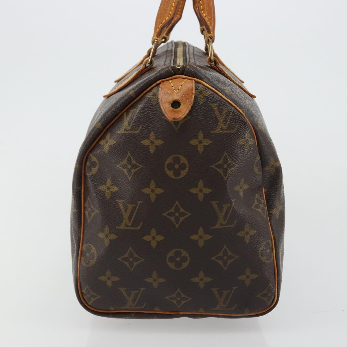 LOUIS VUITTON Monogram Speedy 30 Hand Bag M41526 LV Auth 175607