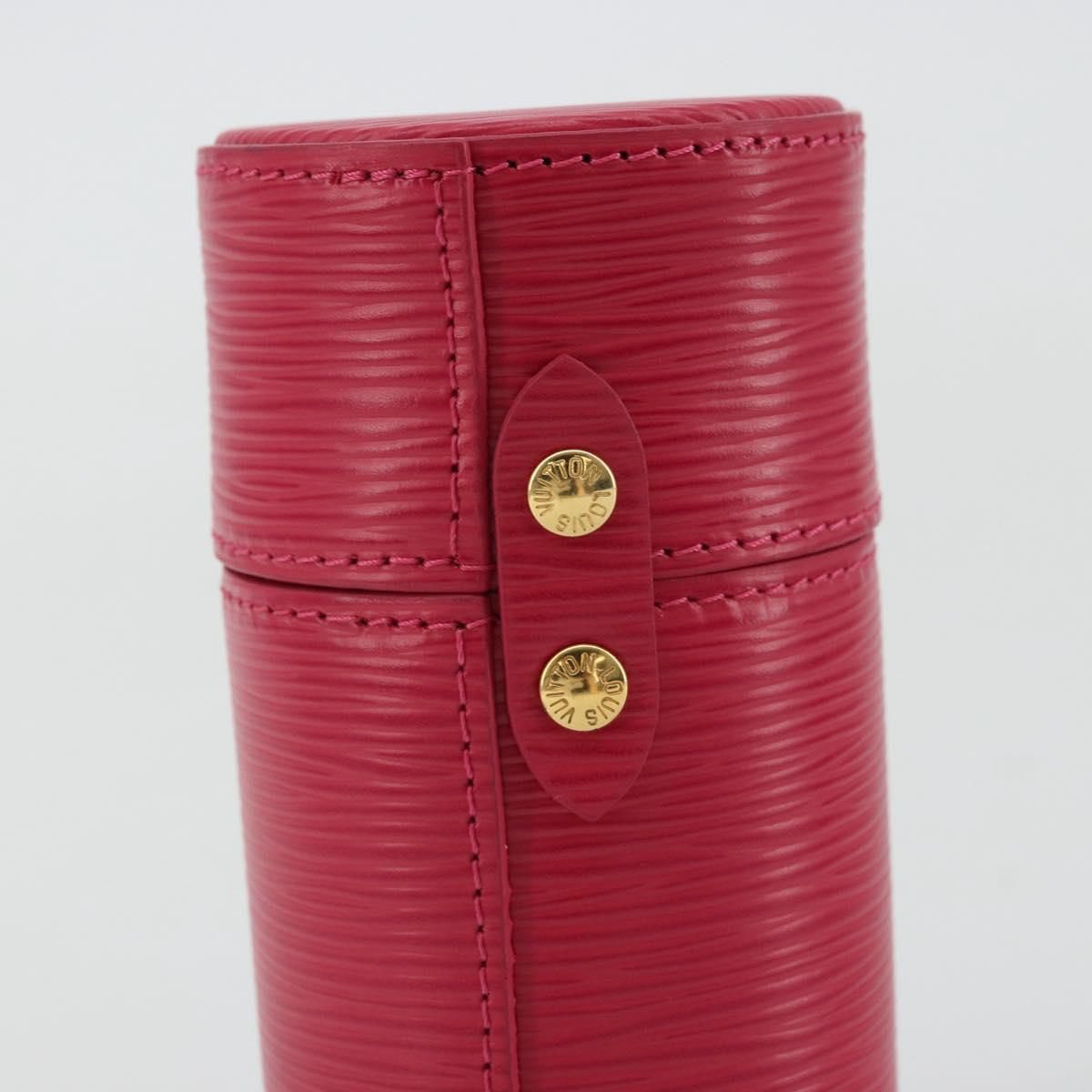 LOUIS VUITTON Epi Travel Case 100ml Accessory Case Pink LS0219 LV Auth 175661A