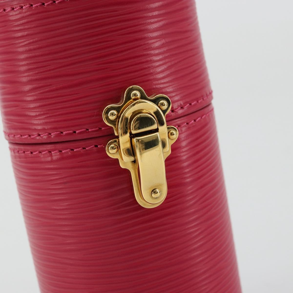 LOUIS VUITTON Epi Travel Case 100ml Accessory Case Pink LS0219 LV Auth 175661A
