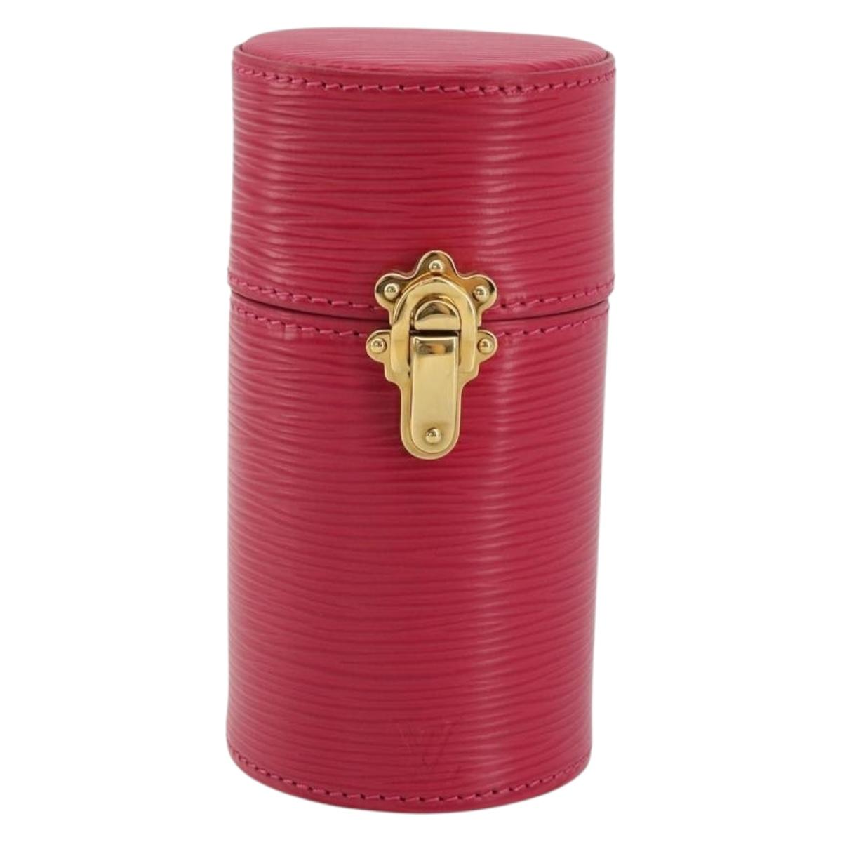 LOUIS VUITTON Epi Travel Case 100ml Accessory Case Pink LS0219 LV Auth 175661A