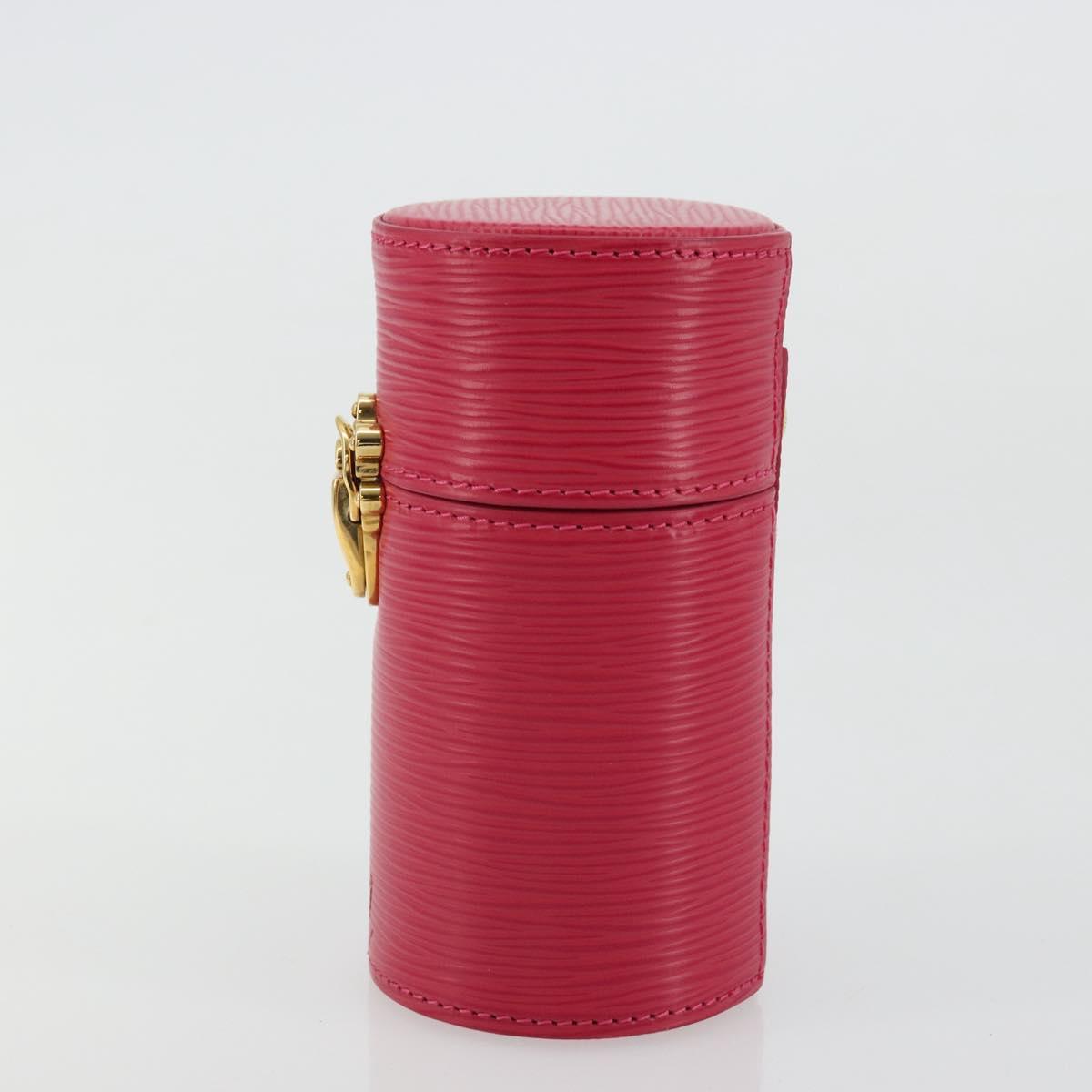 LOUIS VUITTON Epi Travel Case 100ml Accessory Case Pink LS0219 LV Auth 175661A