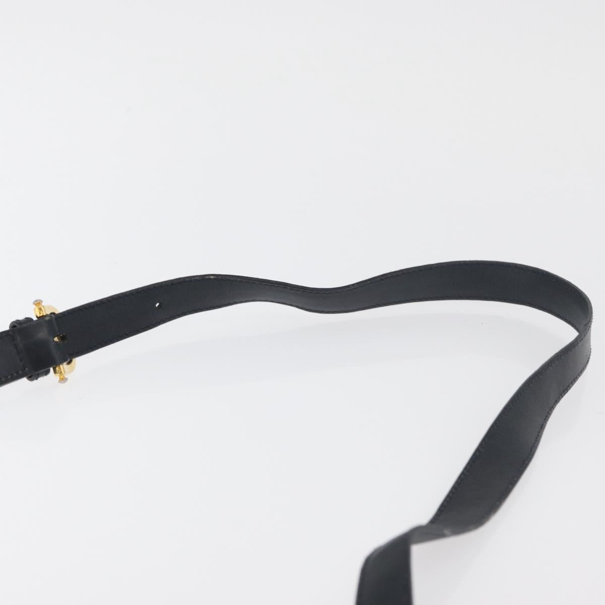 GUCCI Micro GG Supreme Shoulder Bag PVC Navy Gold 001 406 1780 Auth 175726