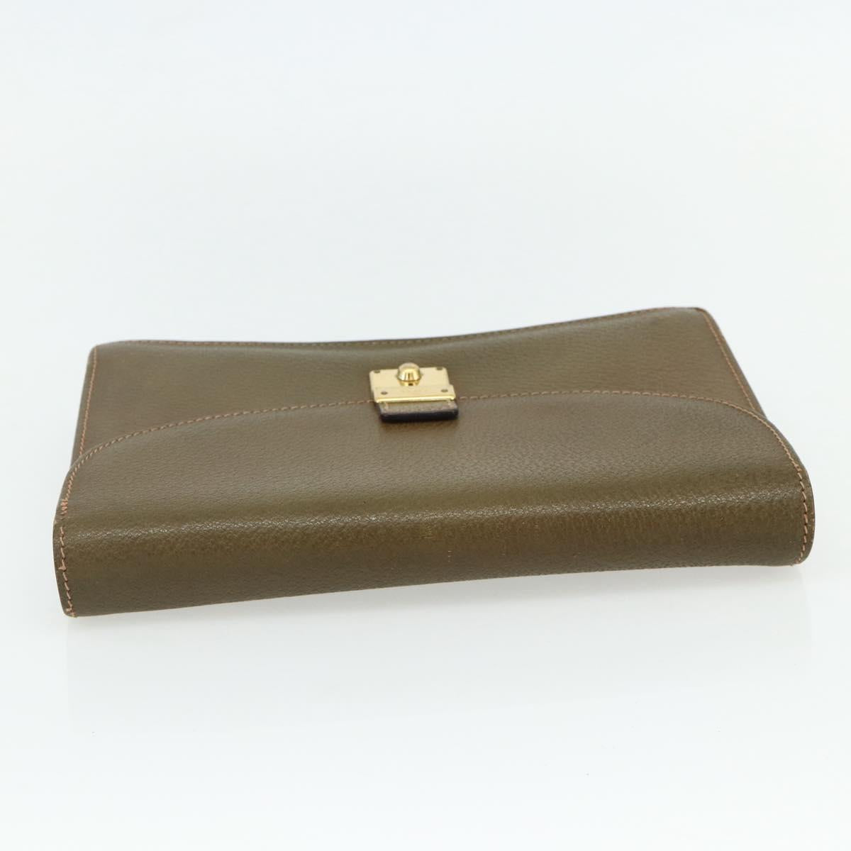 GUCCI GG Supreme Web Sherry Line Bag Leather PVC 3 Set Beige Brown Auth 175753