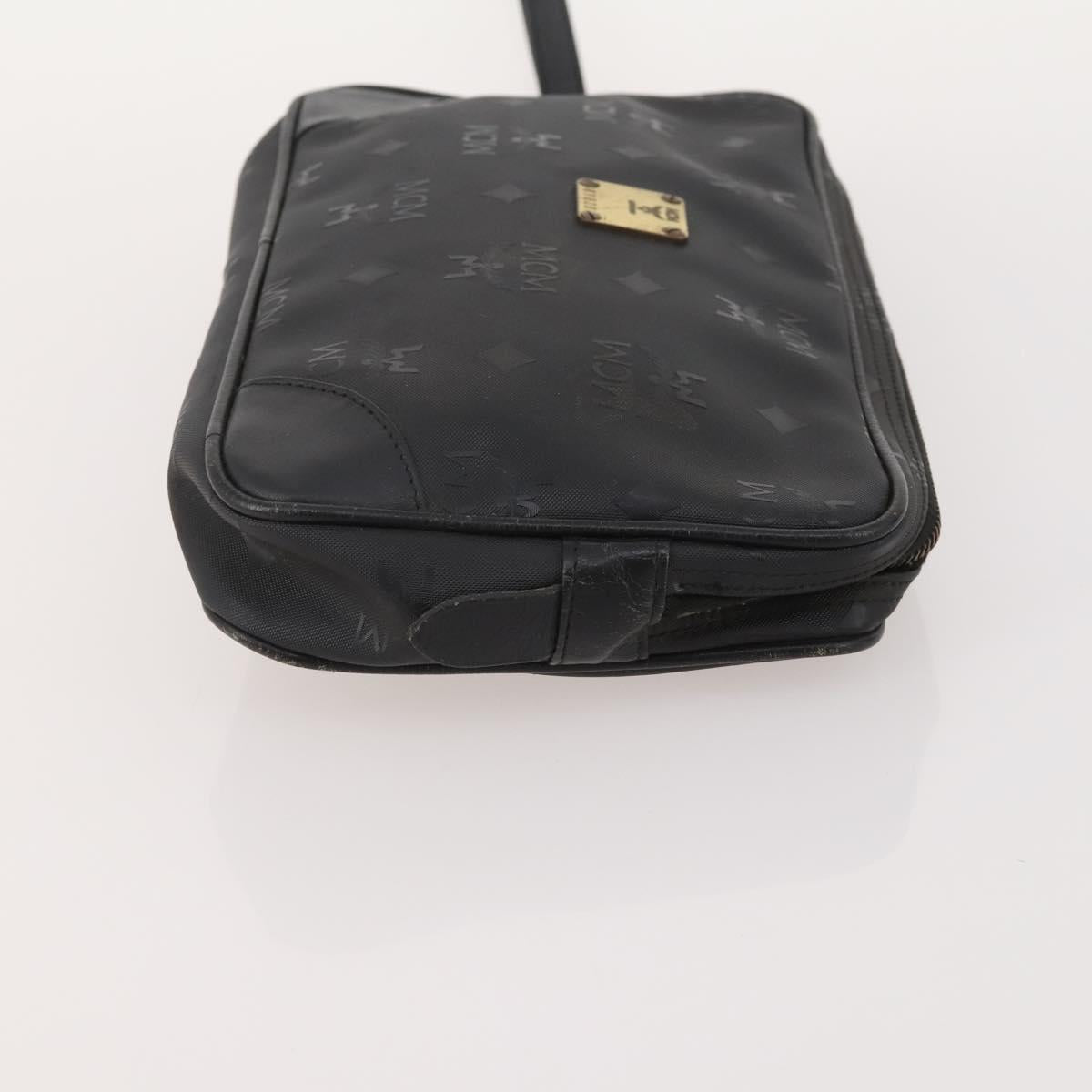 BALLY Celine MCM Macadam Canvas Vicetos Bag Leather 4 Set Black Auth 175754