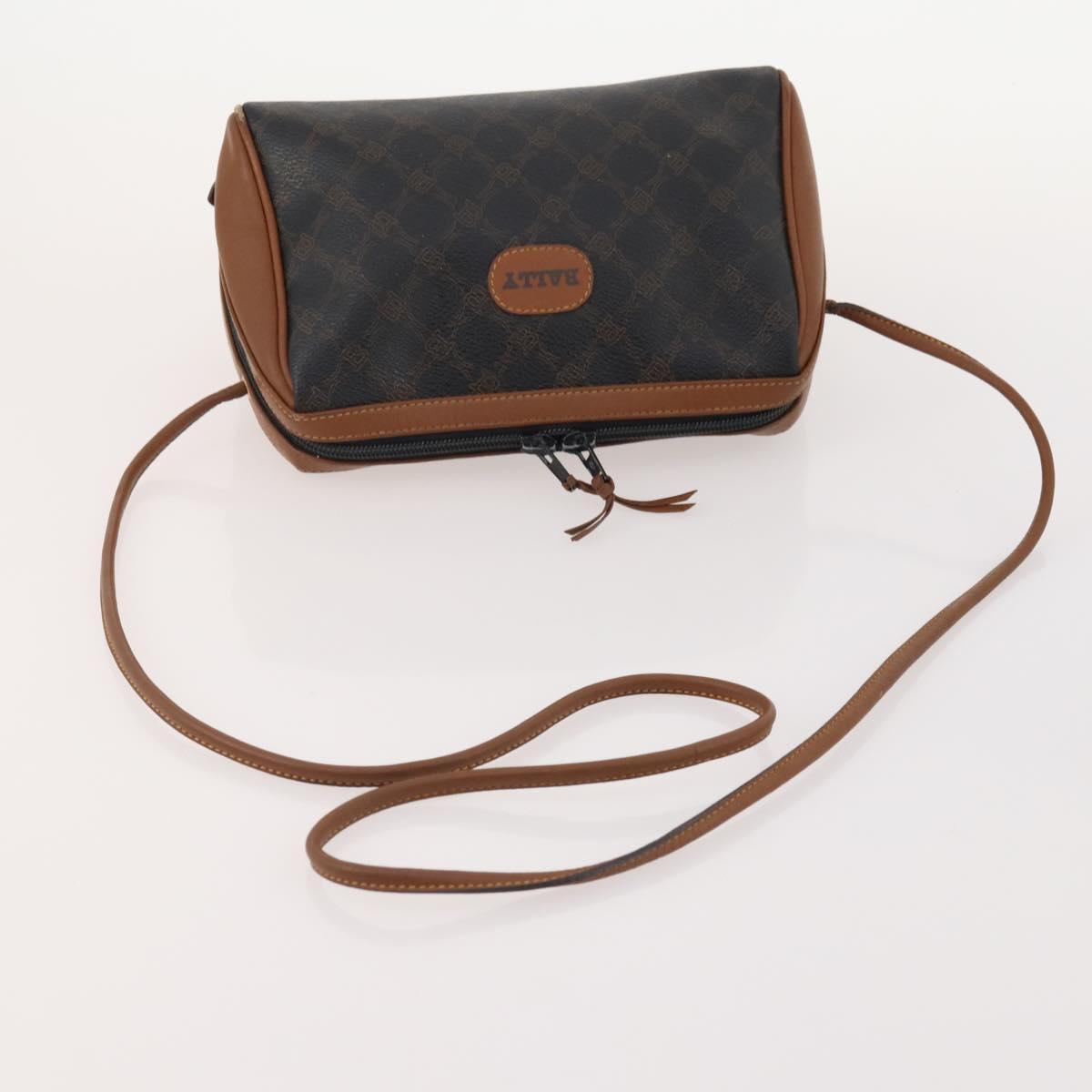 BALLY Celine MCM Macadam Canvas Vicetos Bag Leather 4 Set Black Auth 175754