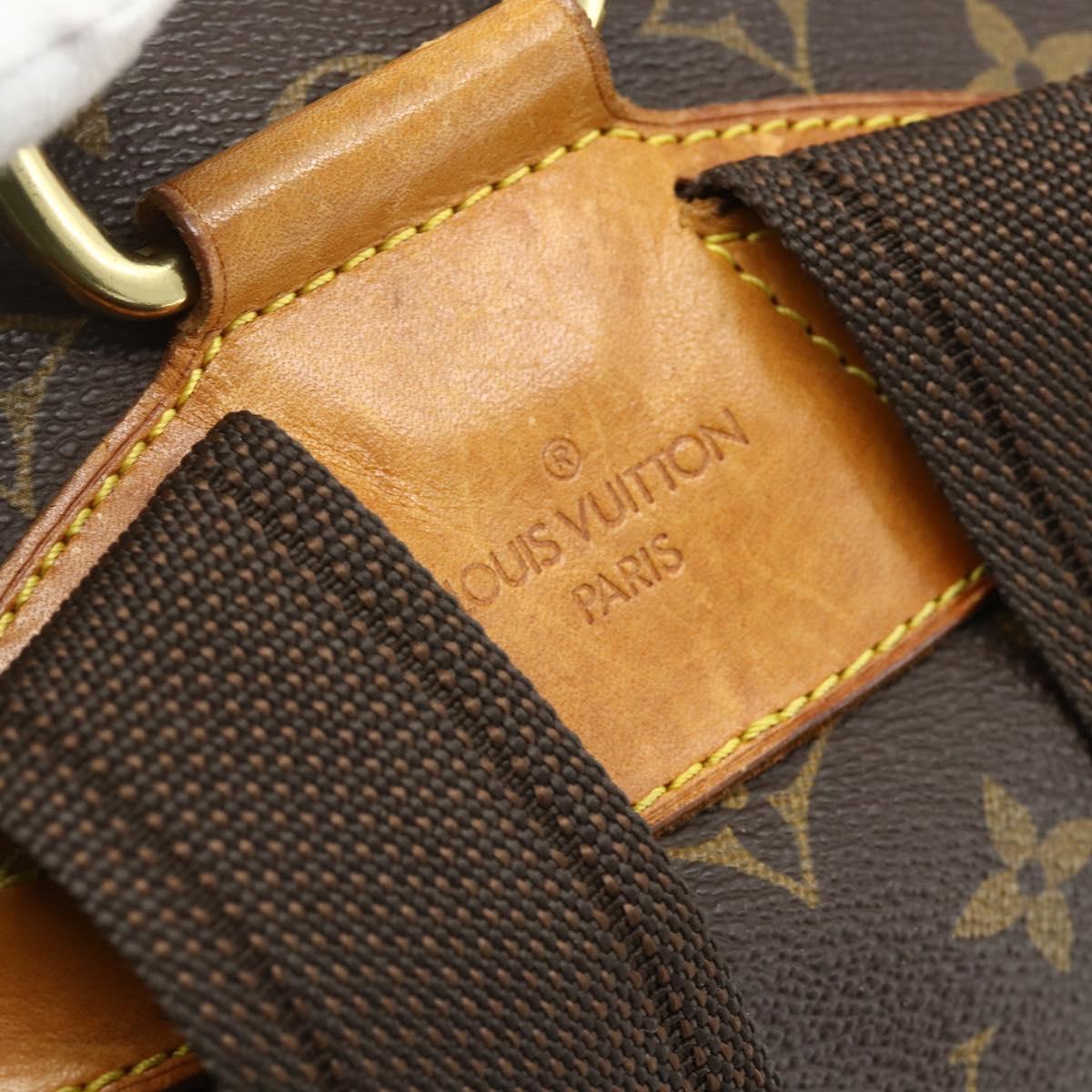 LOUIS VUITTON Monogram Montsouris GM Backpack M51135 LV Auth 175760