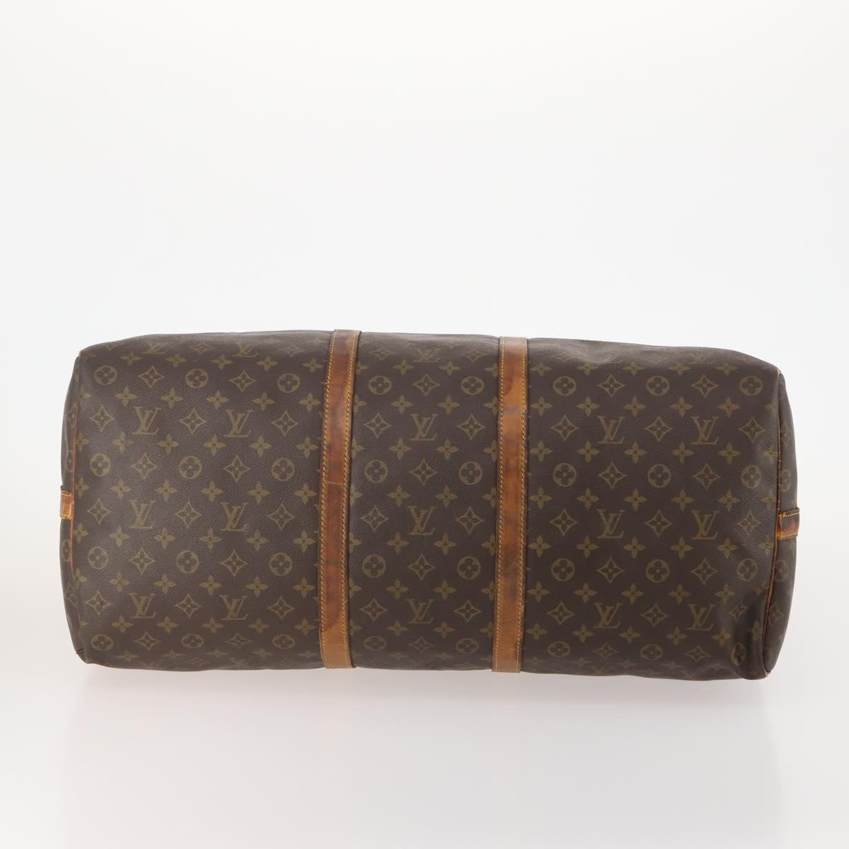 LOUIS VUITTON Monogram Keepall Bandouliere 60 Boston Bag M41412 LV Auth 175768