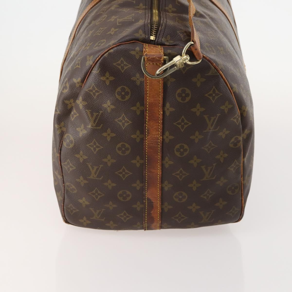LOUIS VUITTON Monogram Keepall Bandouliere 60 Boston Bag M41412 LV Auth 175768