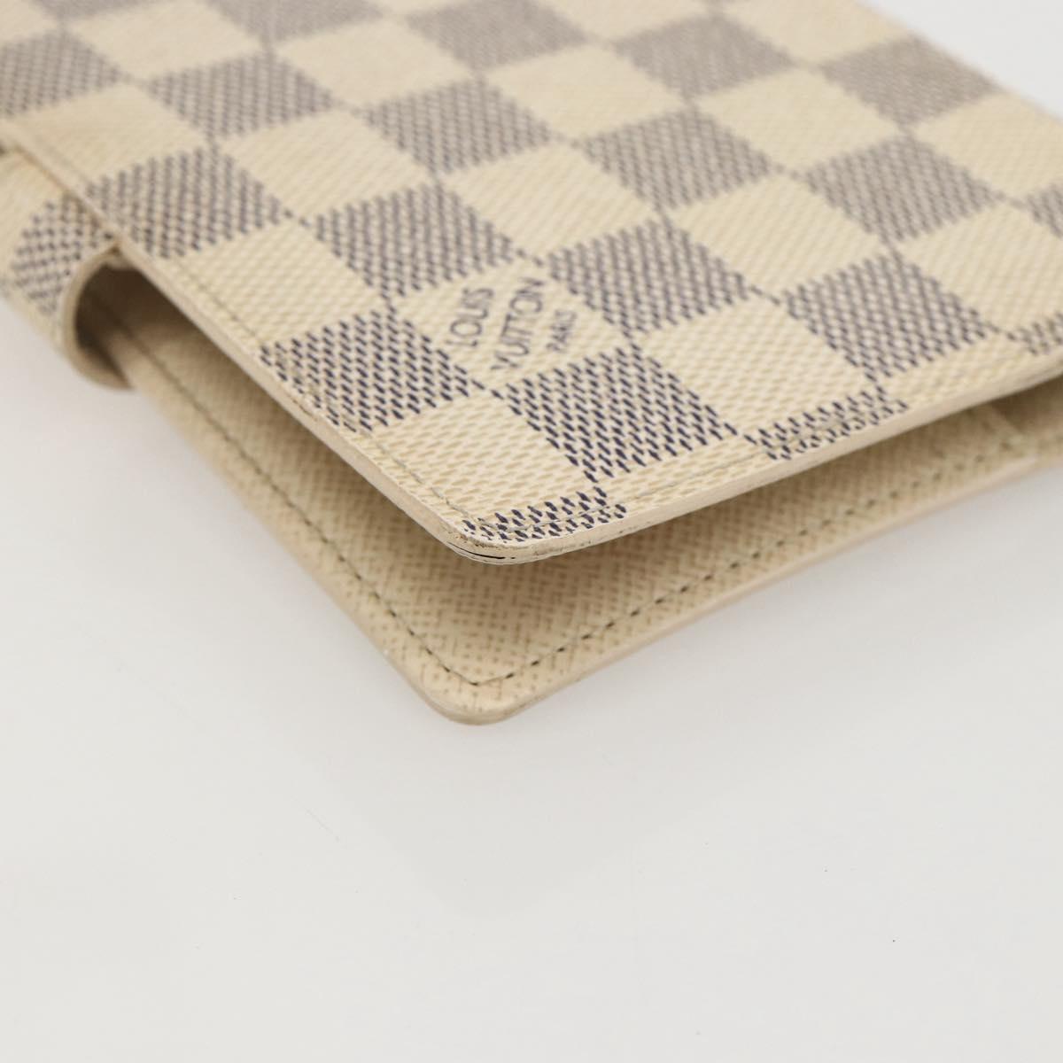 LOUIS VUITTON Damier Azur Agenda PM Afish Collection R21080 LV Auth 175791A