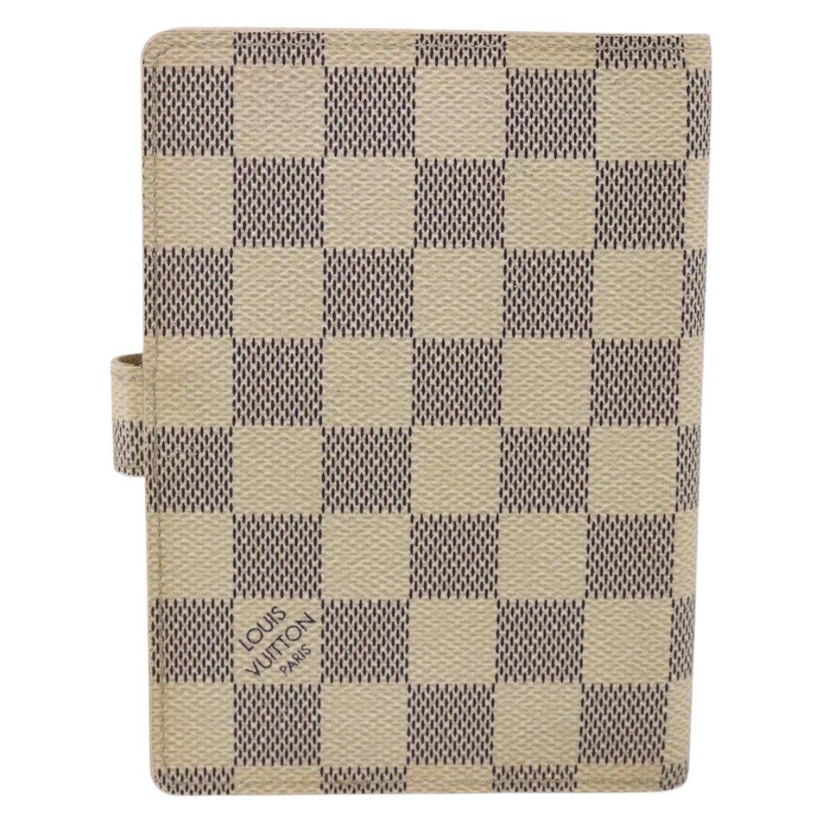 LOUIS VUITTON Damier Azur Agenda PM Afish Collection R21080 LV Auth 175791A