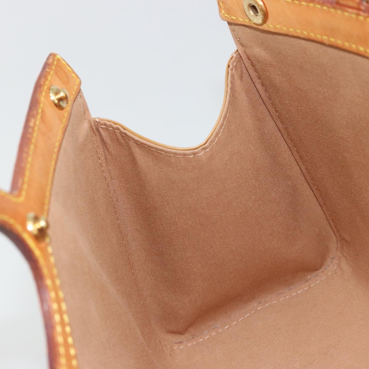 LOUIS VUITTON Monogram Vernis Roxbury Drive Bag 2Way Noisette M91372 Auth 175820