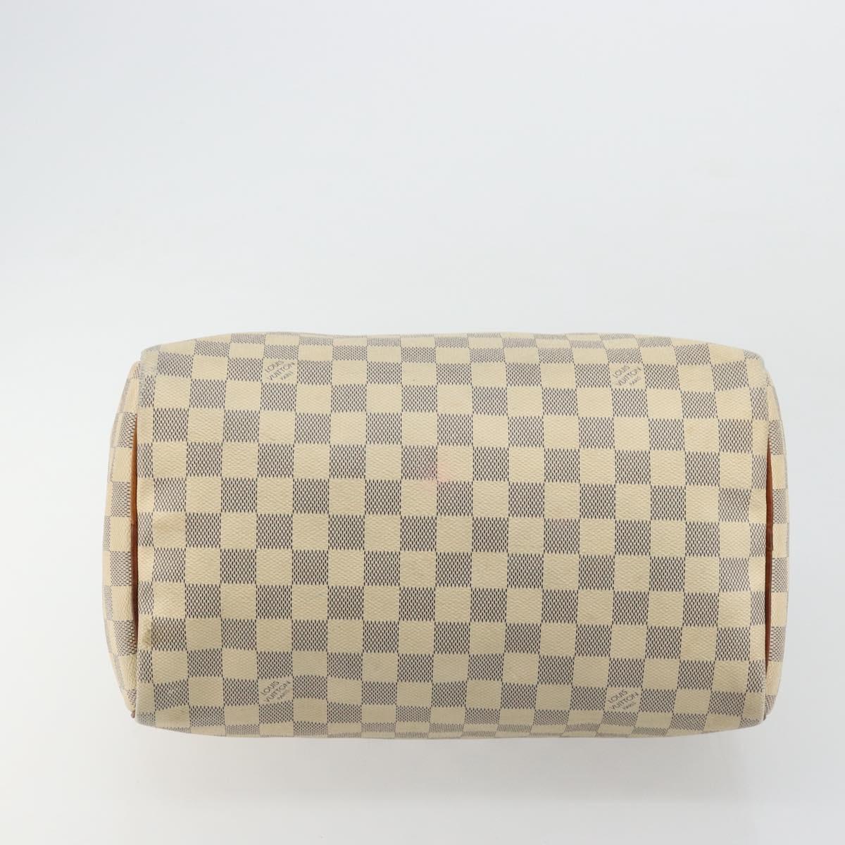 LOUIS VUITTON Damier Azur Speedy 30 Hand Bag N41533 LV Auth 175865A