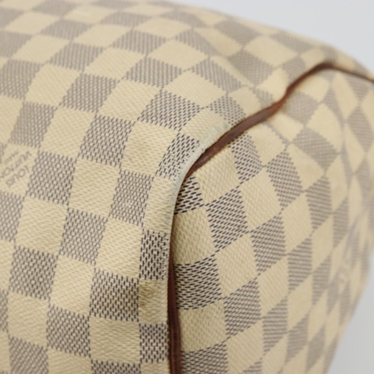 LOUIS VUITTON Damier Azur Speedy 30 Hand Bag N41533 LV Auth 175865A